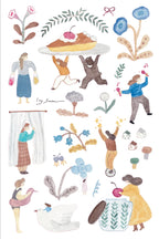 [Pre-Order] IvySnow - A Lovely Day Transfer Stickers