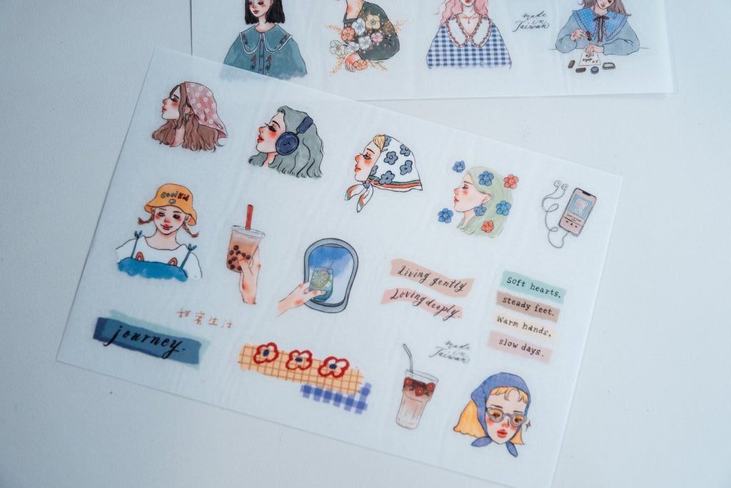 La Dolce Vita - A Slow Journey Transfer Sticker Set