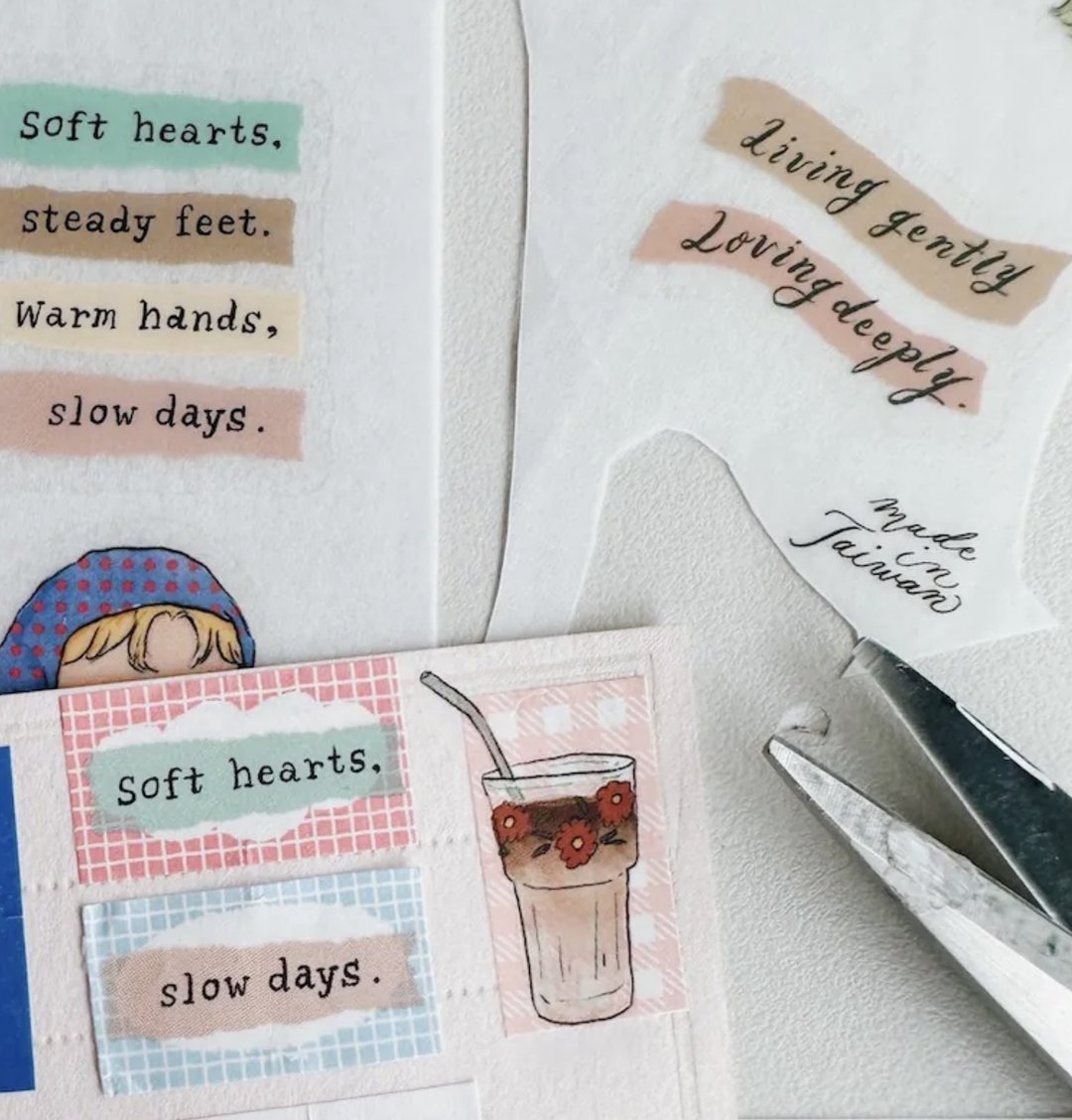La Dolce Vita - A Slow Journey Transfer Sticker Set