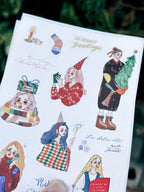 La Dolce Vita - Christmas Stickers Set