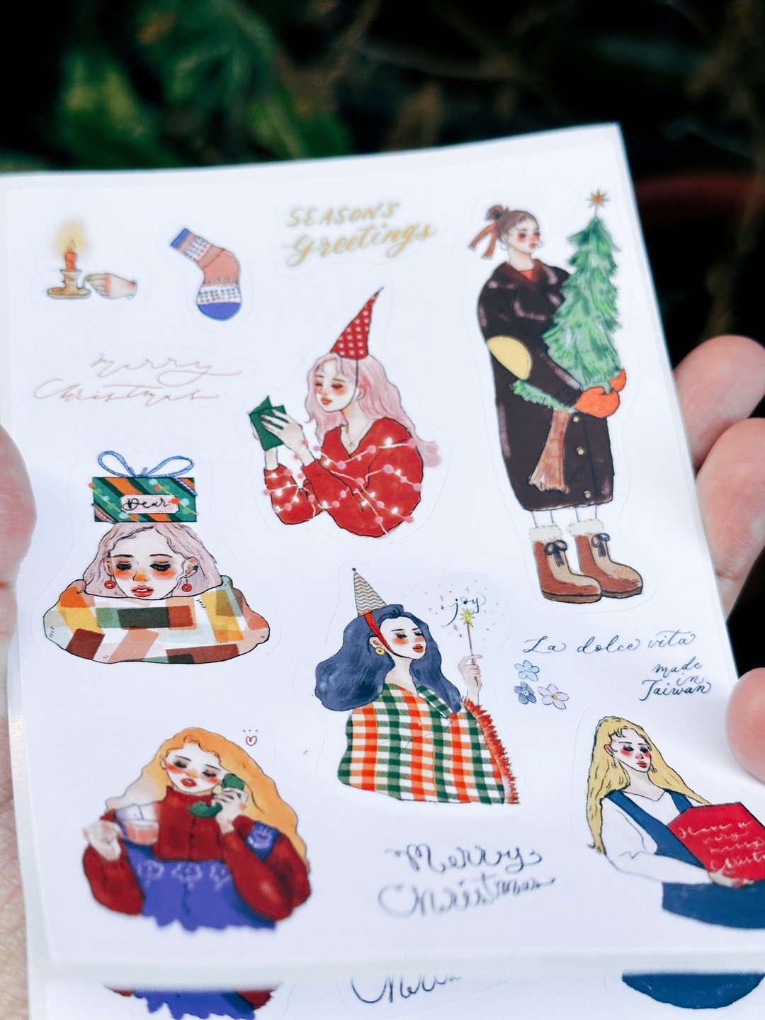 La Dolce Vita - Christmas Stickers Set