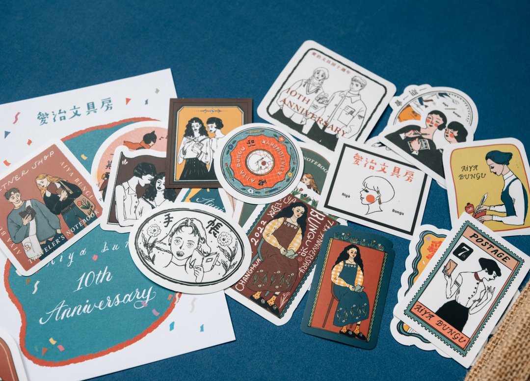La Dolce Vita - Aiya Bungu 10th Anniversary Sticker Set