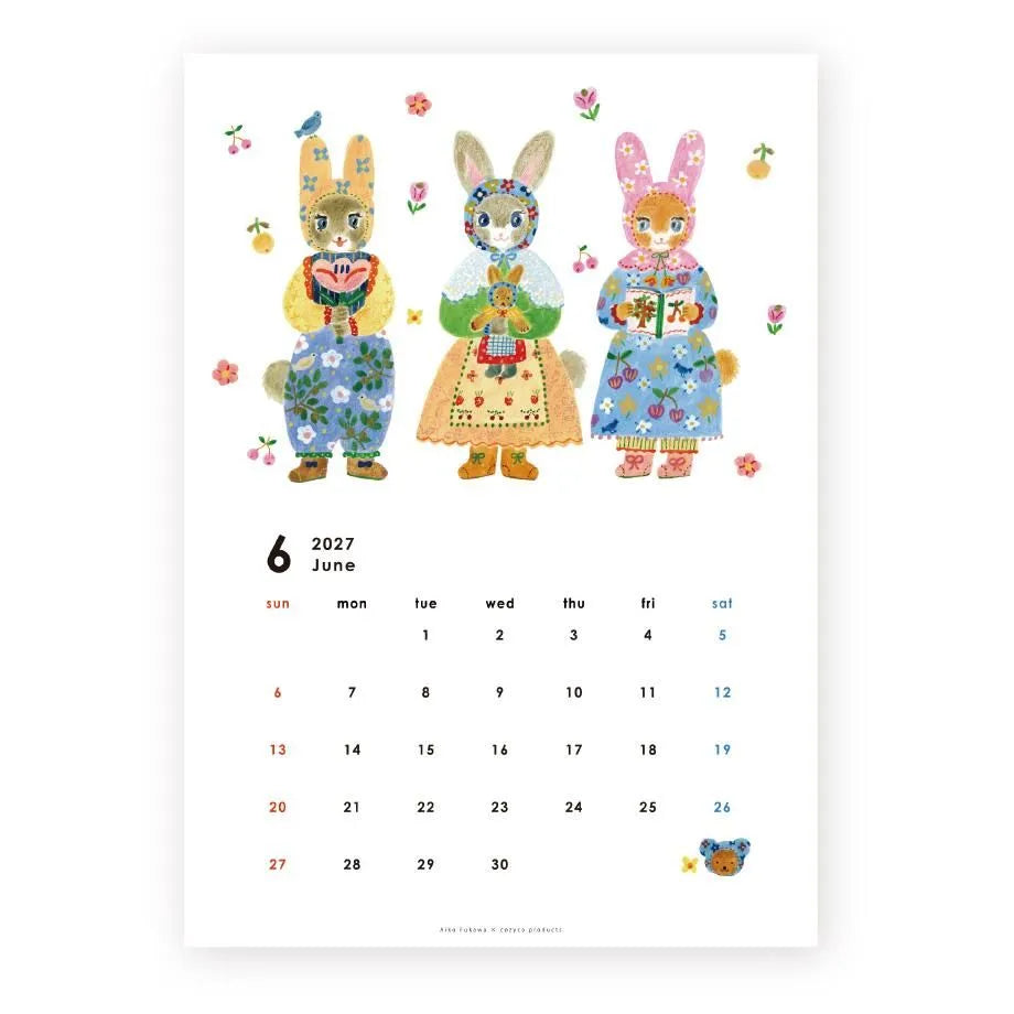 Cozyca - Aiko Fukawa 2027 Calendar