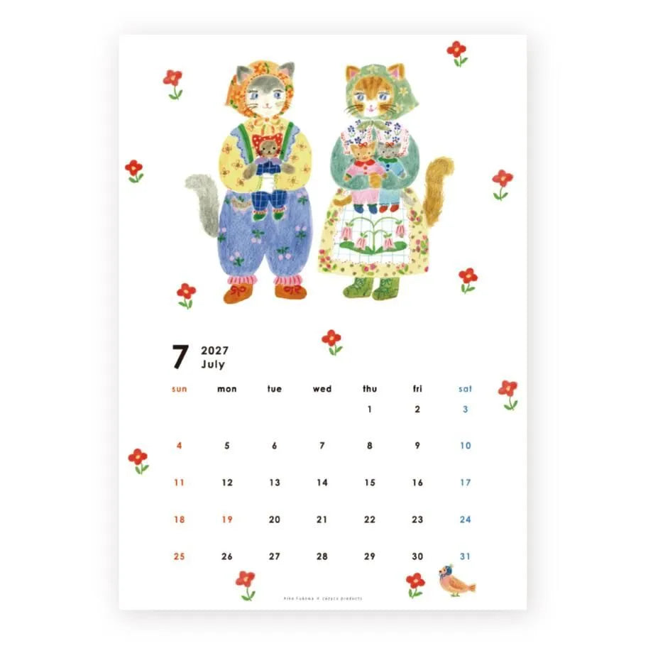 Cozyca - Aiko Fukawa 2027 Calendar