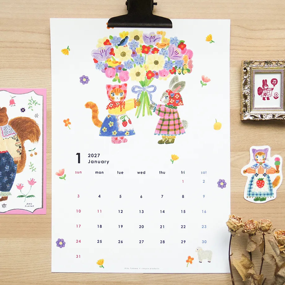 Cozyca - Aiko Fukawa 2027 Calendar