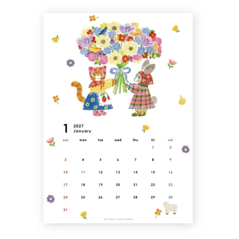 Cozyca - Aiko Fukawa 2027 Calendar