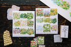 OURS - Bright Bloom Stamp Style Sticker Sheet