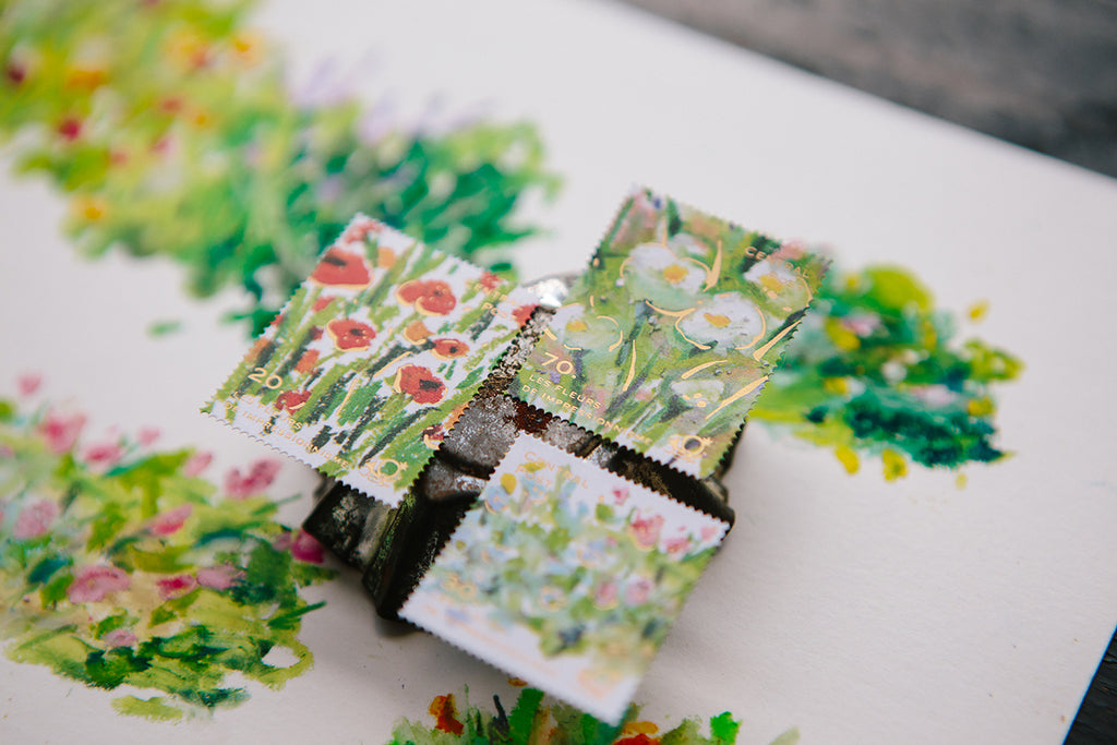 OURS - Bright Bloom Stamp Style Sticker Sheet