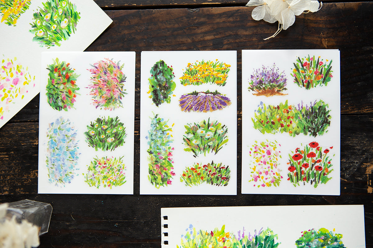 OURS - Bright Bloom Transfer Sticker Sheet