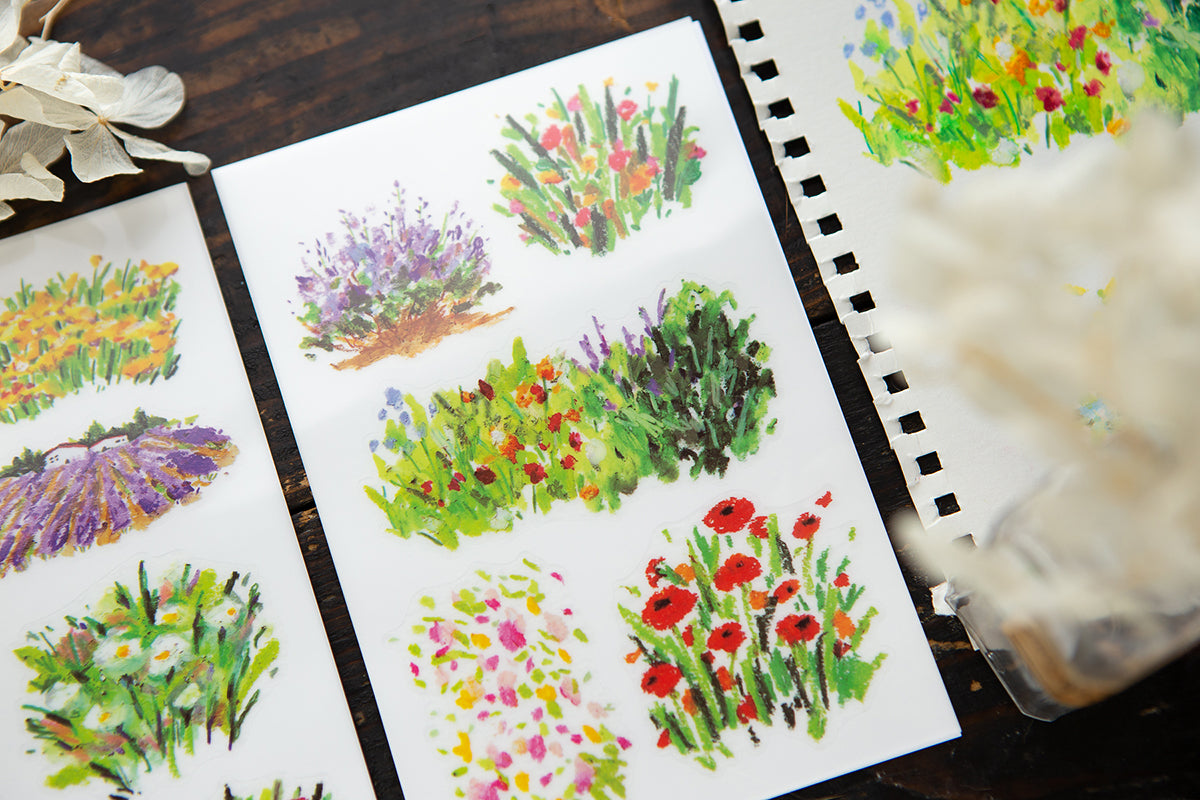 OURS - Bright Bloom Transfer Sticker Sheet