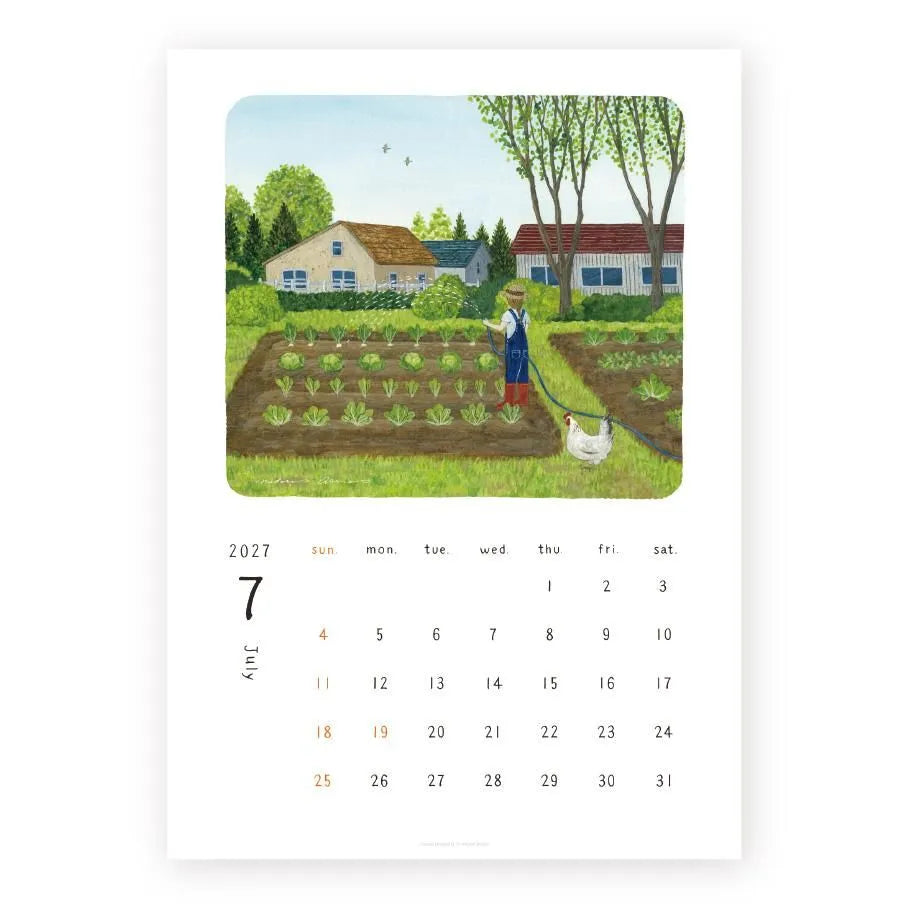 Cozyca - Midori Asano 2027 Calendar