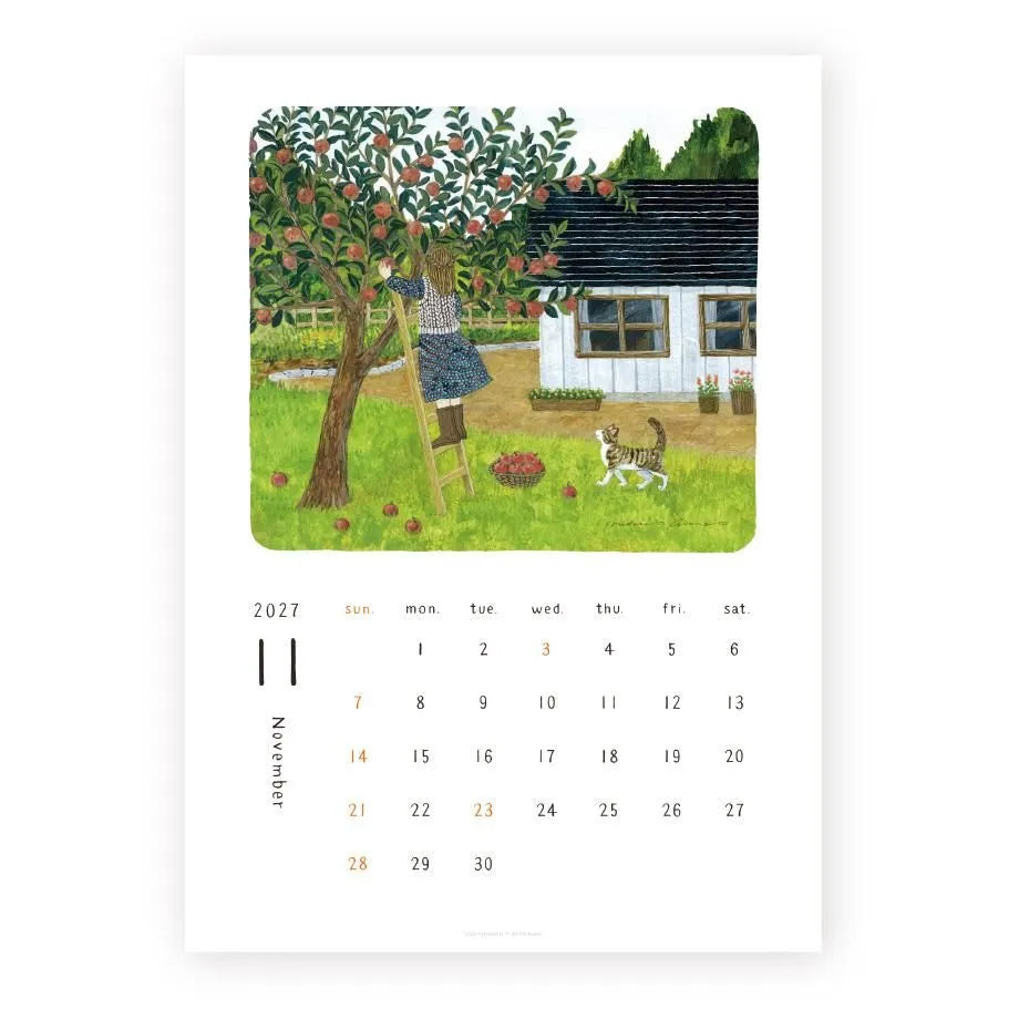 Cozyca - Midori Asano 2027 Calendar