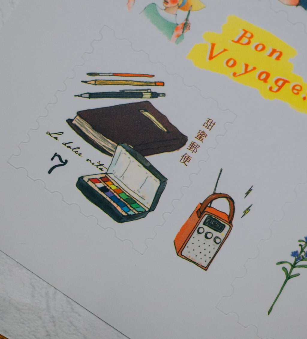 La Dolce Vita - Aurora Stamp Sticker Set A