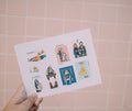 La Dolce Vita - Aurora Stamp Sticker Set A
