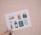 La Dolce Vita - Aurora Stamp Sticker Set A