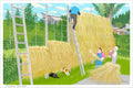 TabiNeko - Autumn Sun Drying Postcard