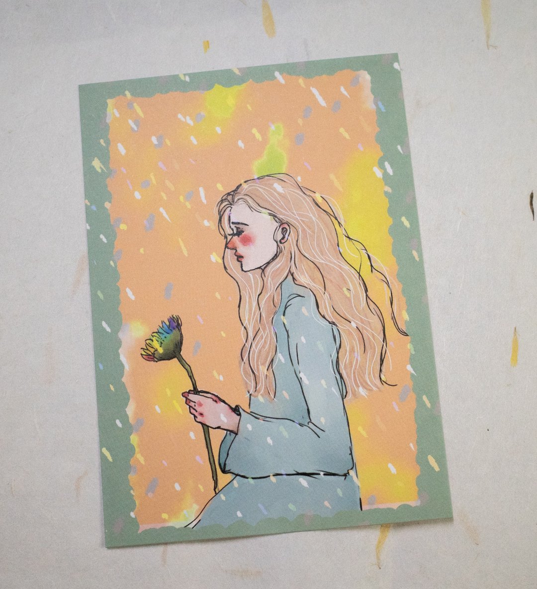 La Dolce Vita - Blooming Postcard