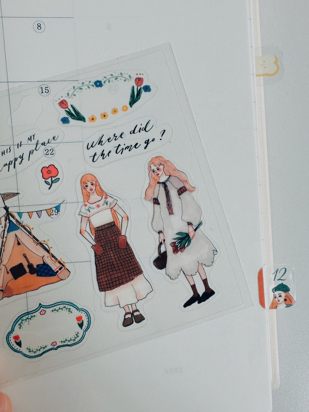 La Dolce Vita - Camping Life Transparent Sticker Set