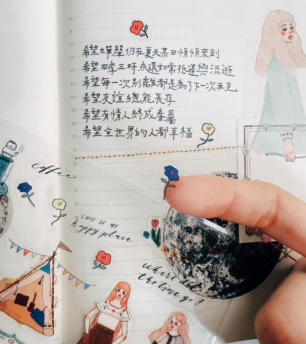 La Dolce Vita - Camping Life Transparent Sticker Set