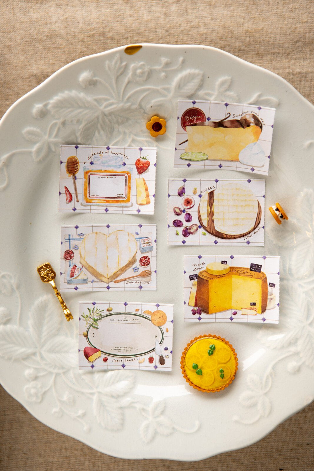 OURS - Cheese Lover Sticker Memo Roll
