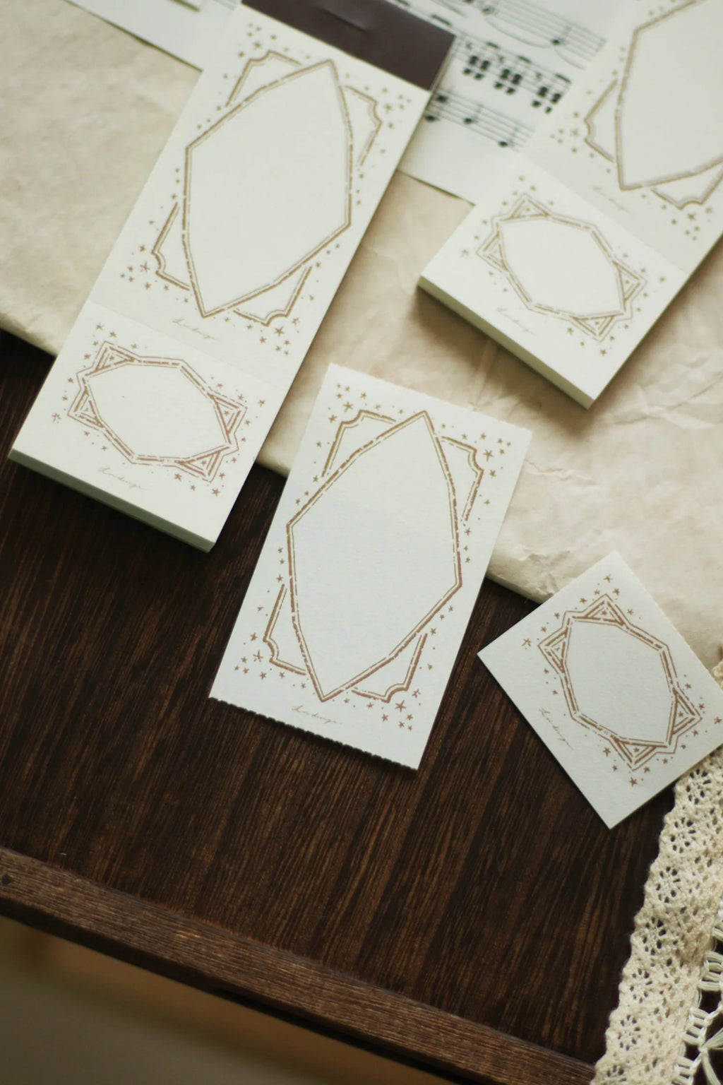 Loi Design - Collecting Light Dots Letter Pad