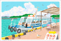 TabiNeko - Crossing to the Island Postcard
