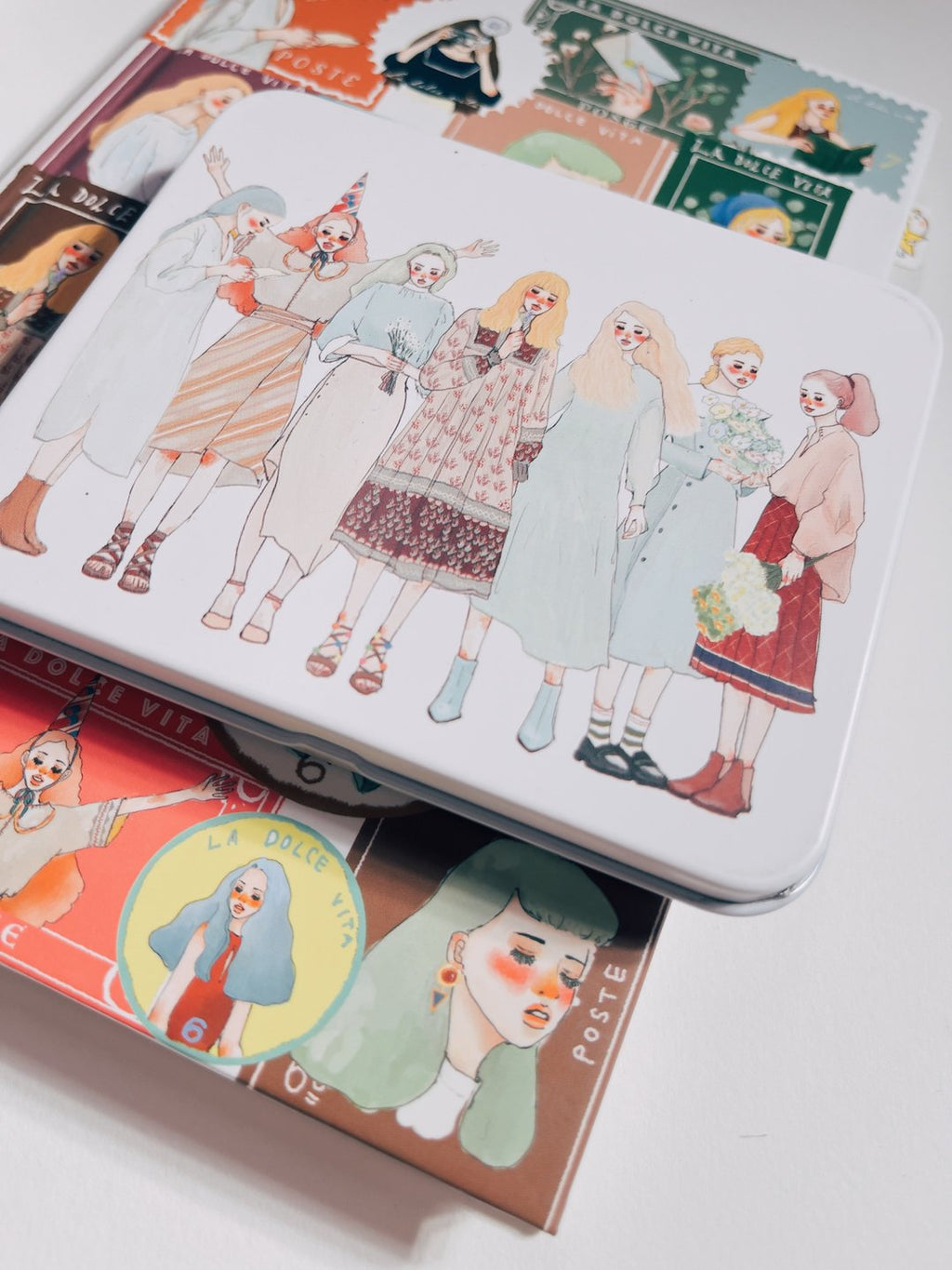La Dolce Vita - Dearest Sticker Set with Tin Box