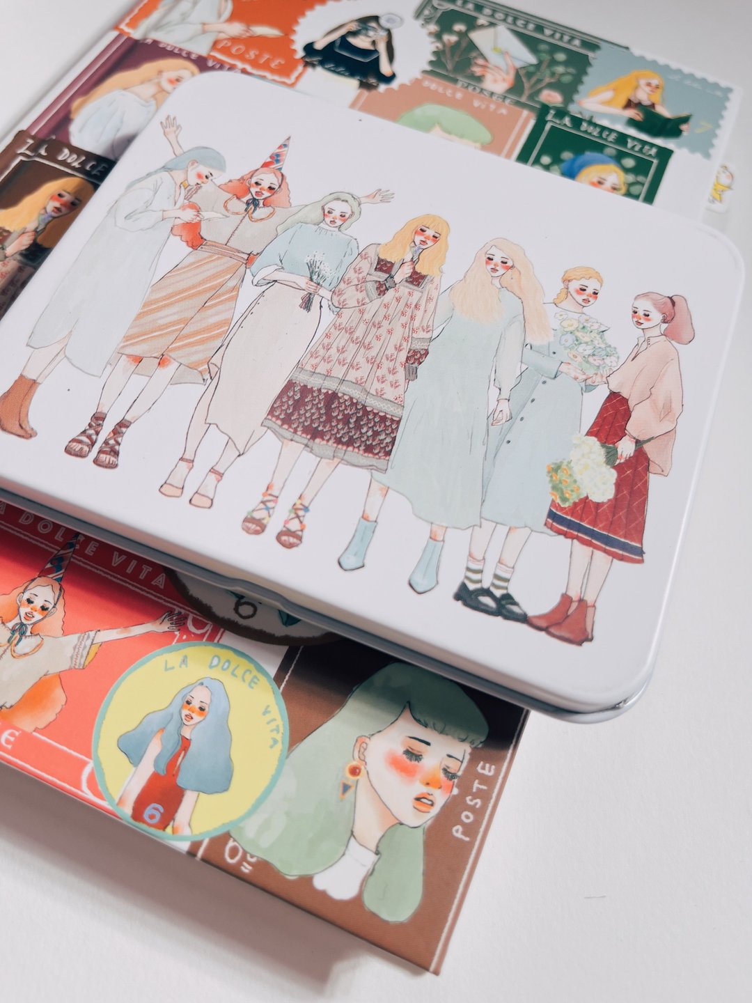 La Dolce Vita - Dearest Sticker Set with Tin Box