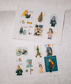 La Dolce Vita - Bon Voyage Journey Stamp Sticker Set B