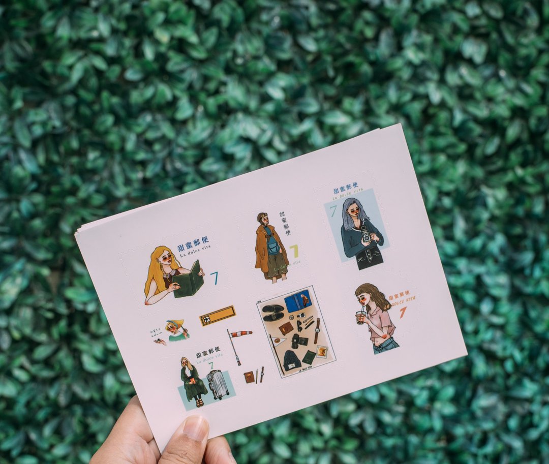 La Dolce Vita - Bon Voyage Journey Stamp Sticker Set B