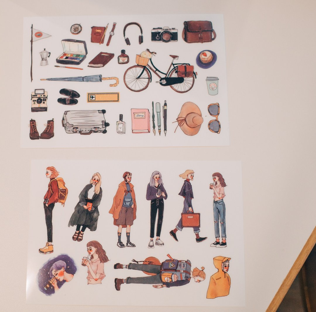 La Dolce Vita - Bon Voyage Transfer Sticker Set