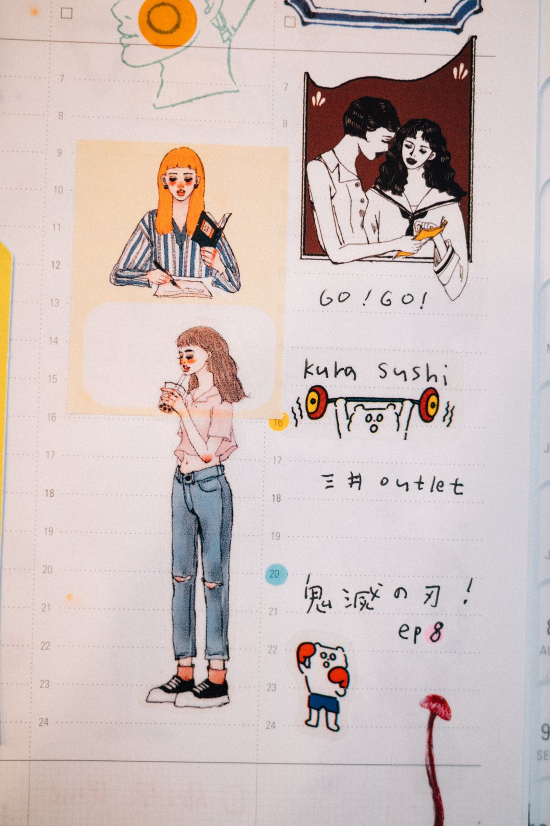 La Dolce Vita - Bon Voyage Paper Sticker Sheet