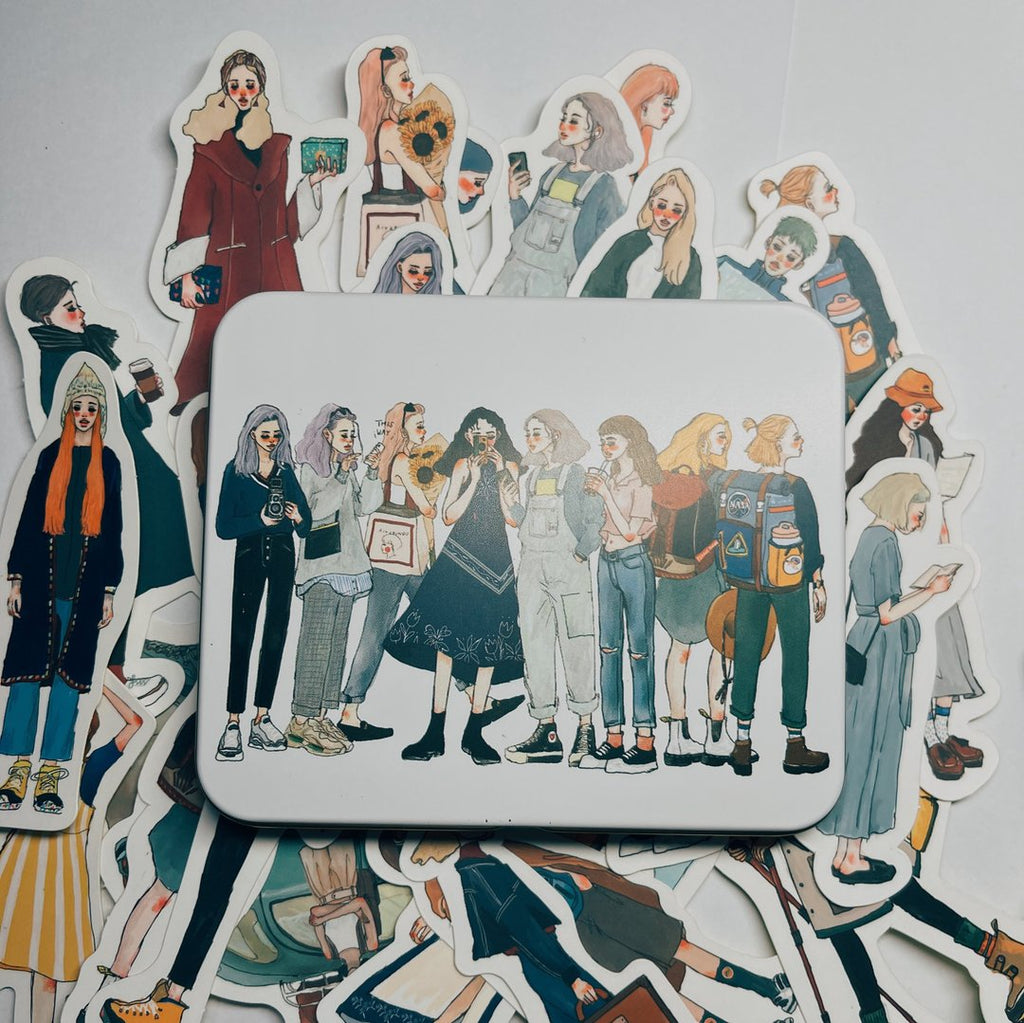 La Dolce Vita - Bon Voyage Sticker Set with Tin Box