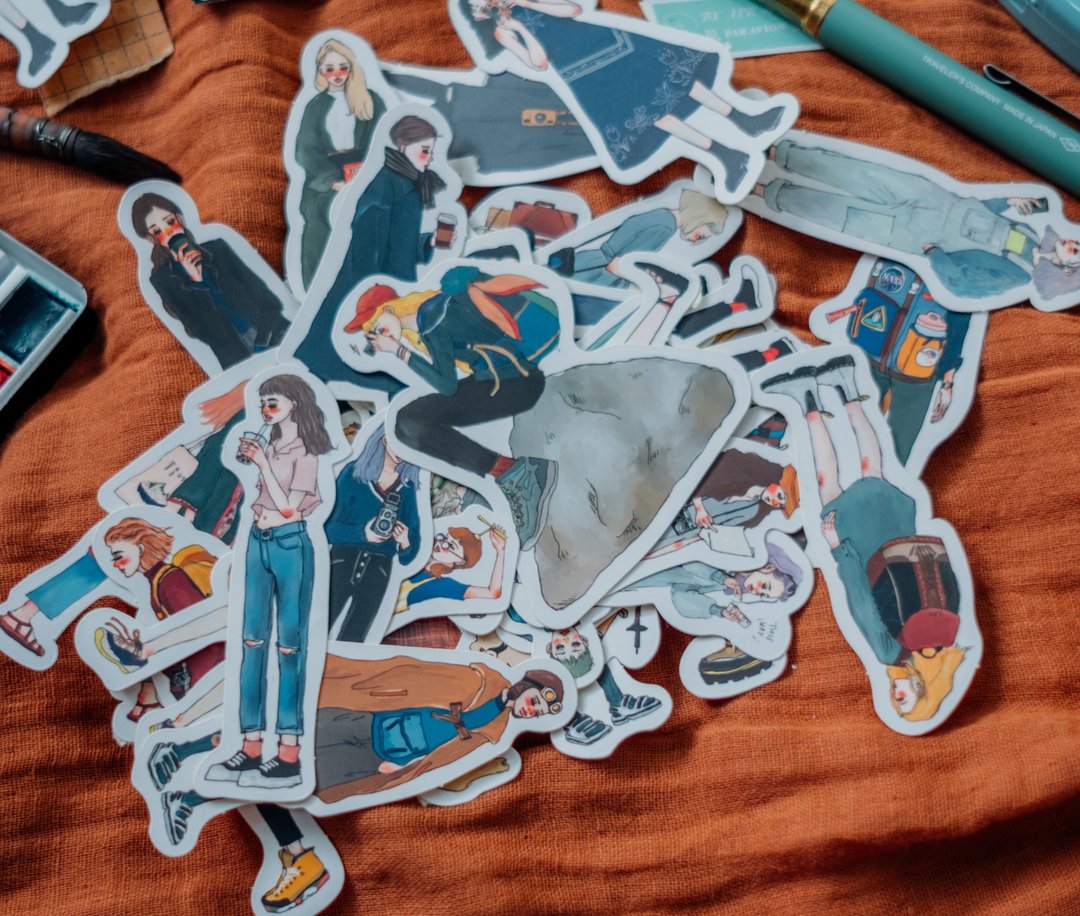 La Dolce Vita - Bon Voyage Sticker Set with Tin Box