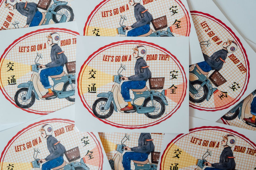 La Dolce Vita - Let's Go On A Road Trip Sticker