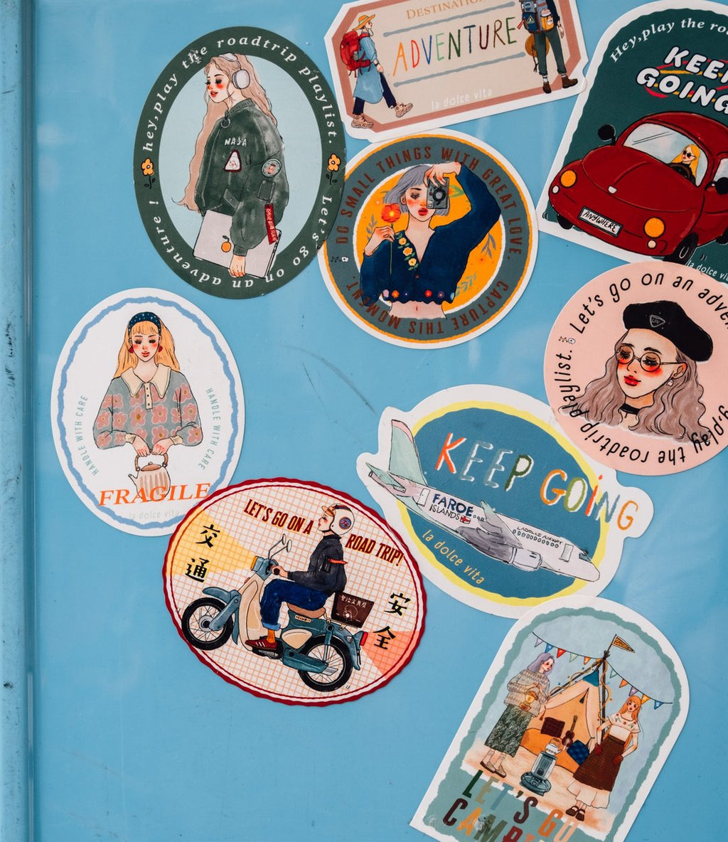 La Dolce Vita - Let's Go On A Road Trip Sticker