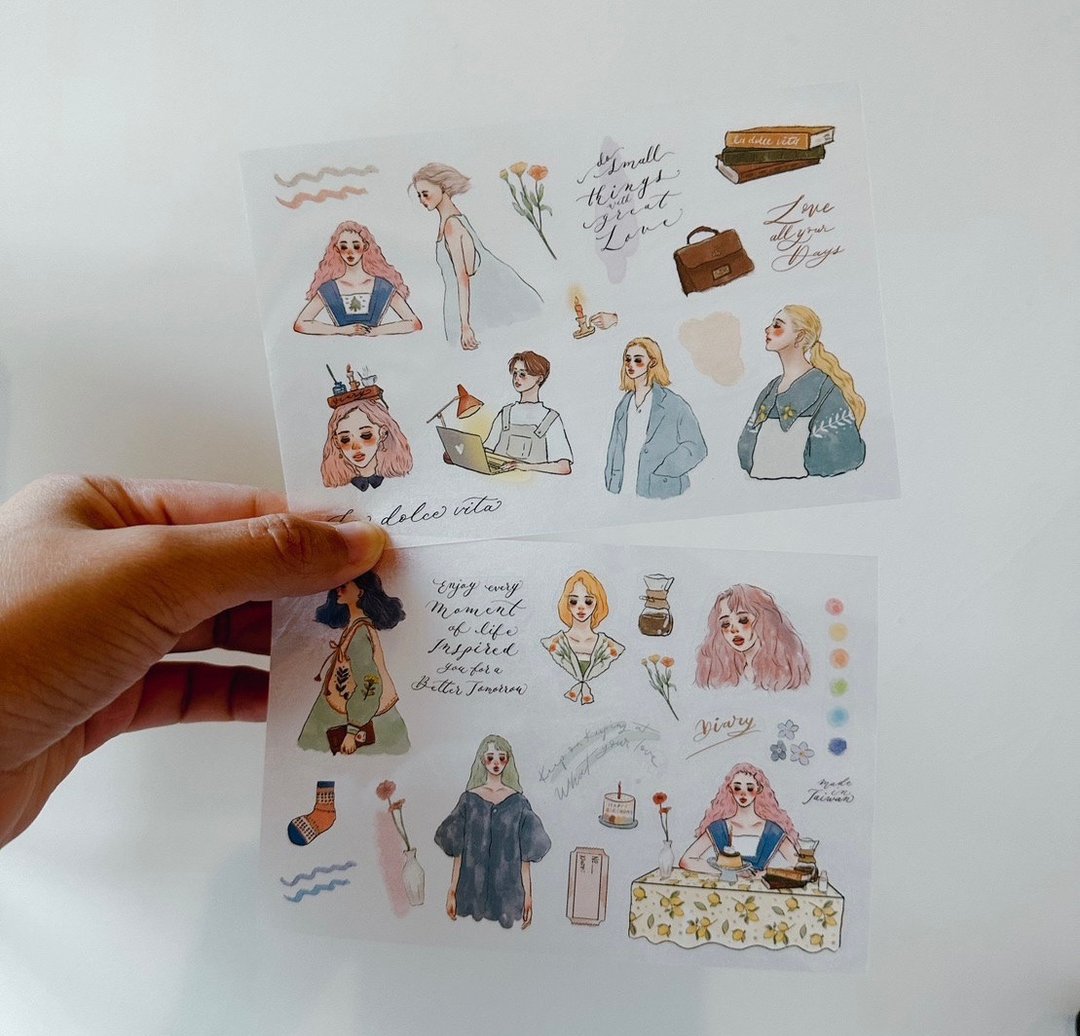 La Dolce Vita - Everyday is Brand New Transfer Sticker Set