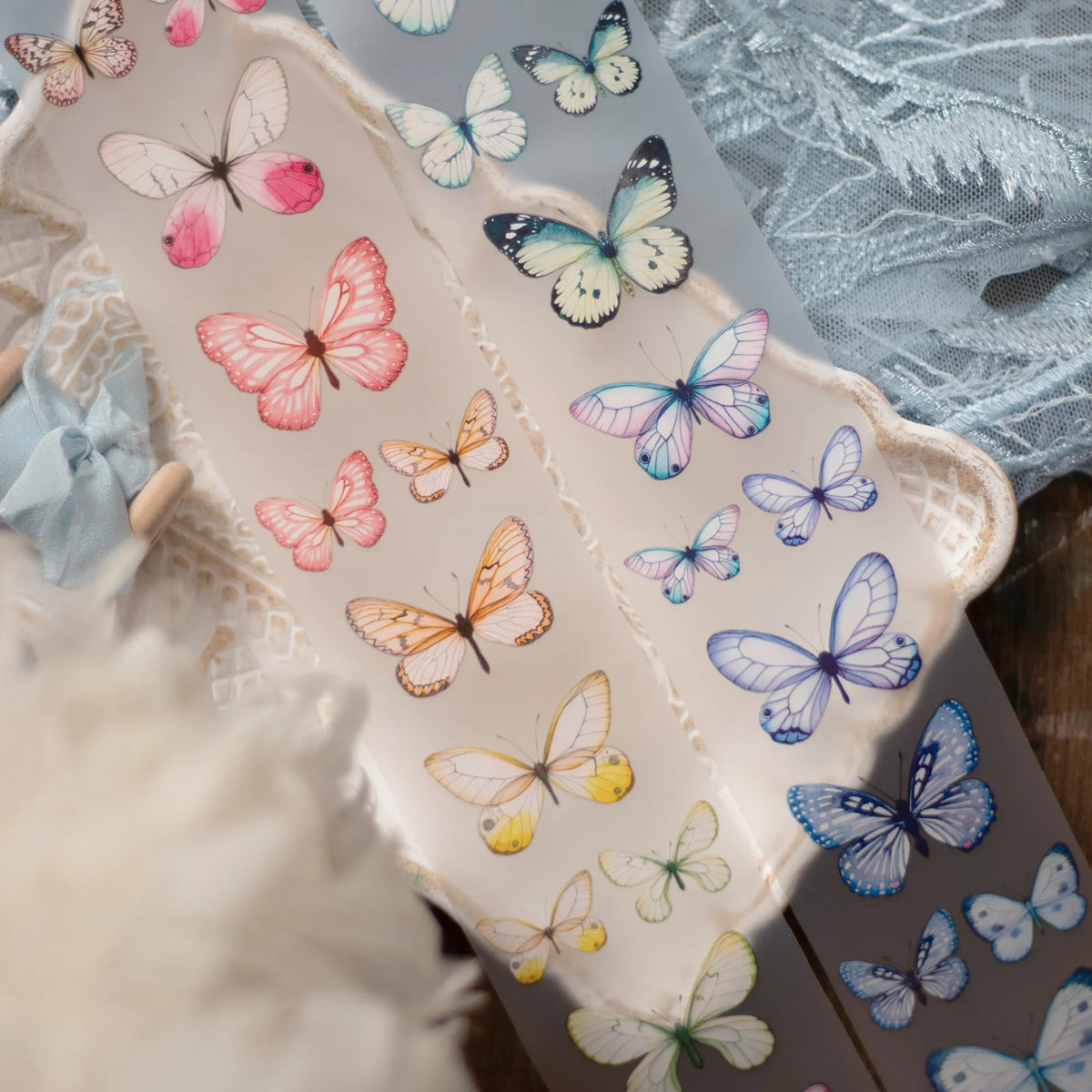 Loi Design - Fantasy Butterfly Matte PET Tape