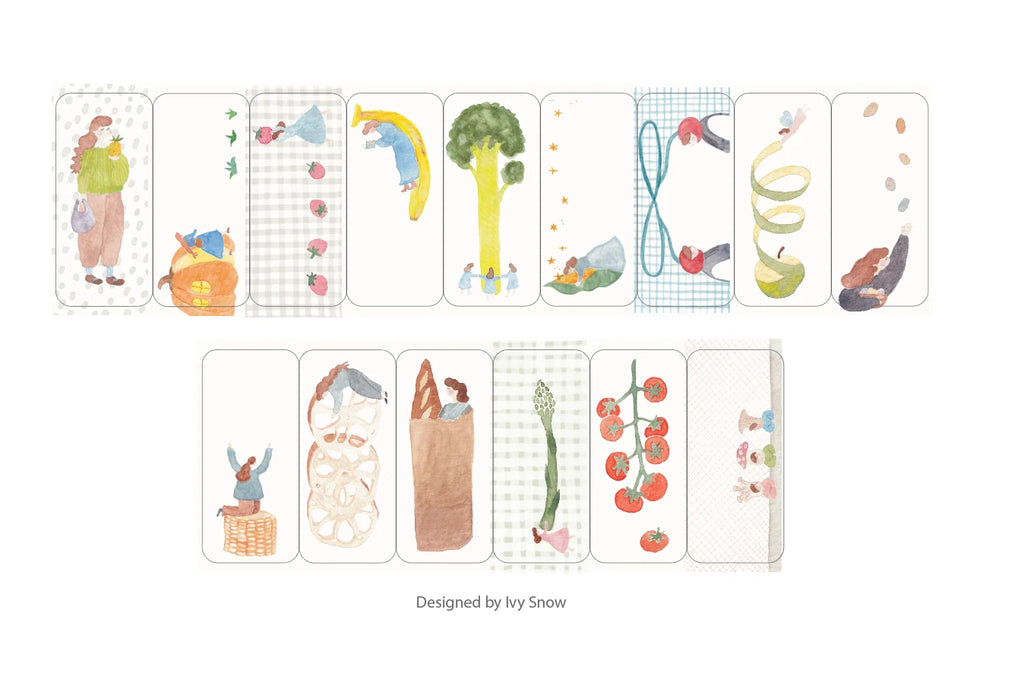 [Pre-Order] IvySnow - Farmer's Market Roll Sticky Notes