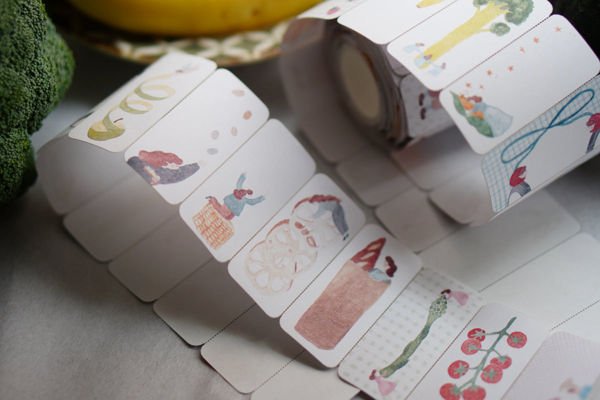 [Pre-Order] IvySnow - Farmer's Market Roll Sticky Notes