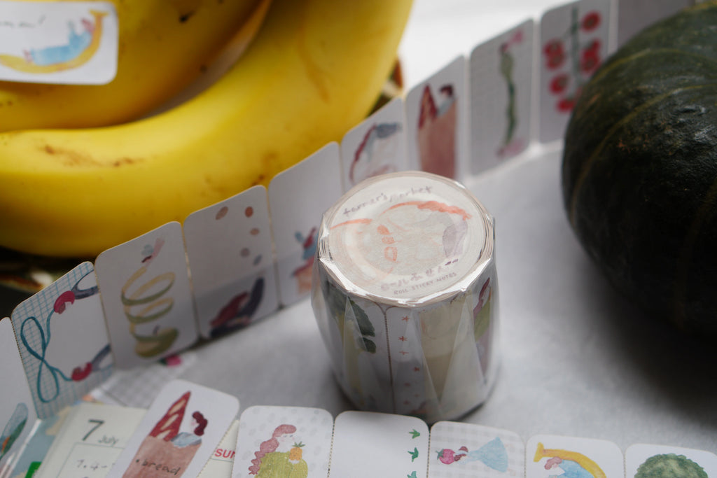 [Pre-Order] IvySnow - Farmer's Market Roll Sticky Notes