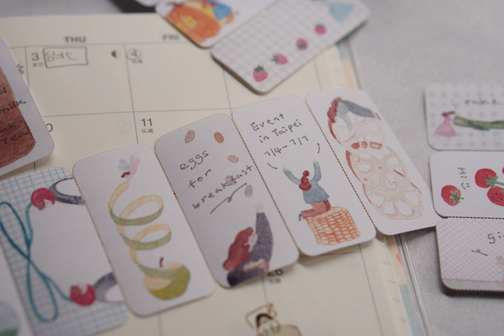 [Pre-Order] IvySnow - Farmer's Market Roll Sticky Notes