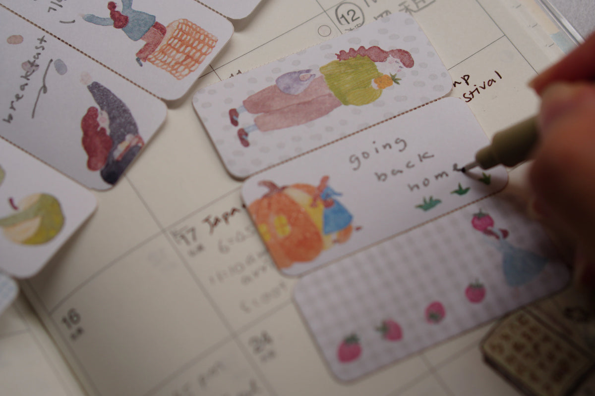 [Pre-Order] IvySnow - Farmer's Market Roll Sticky Notes