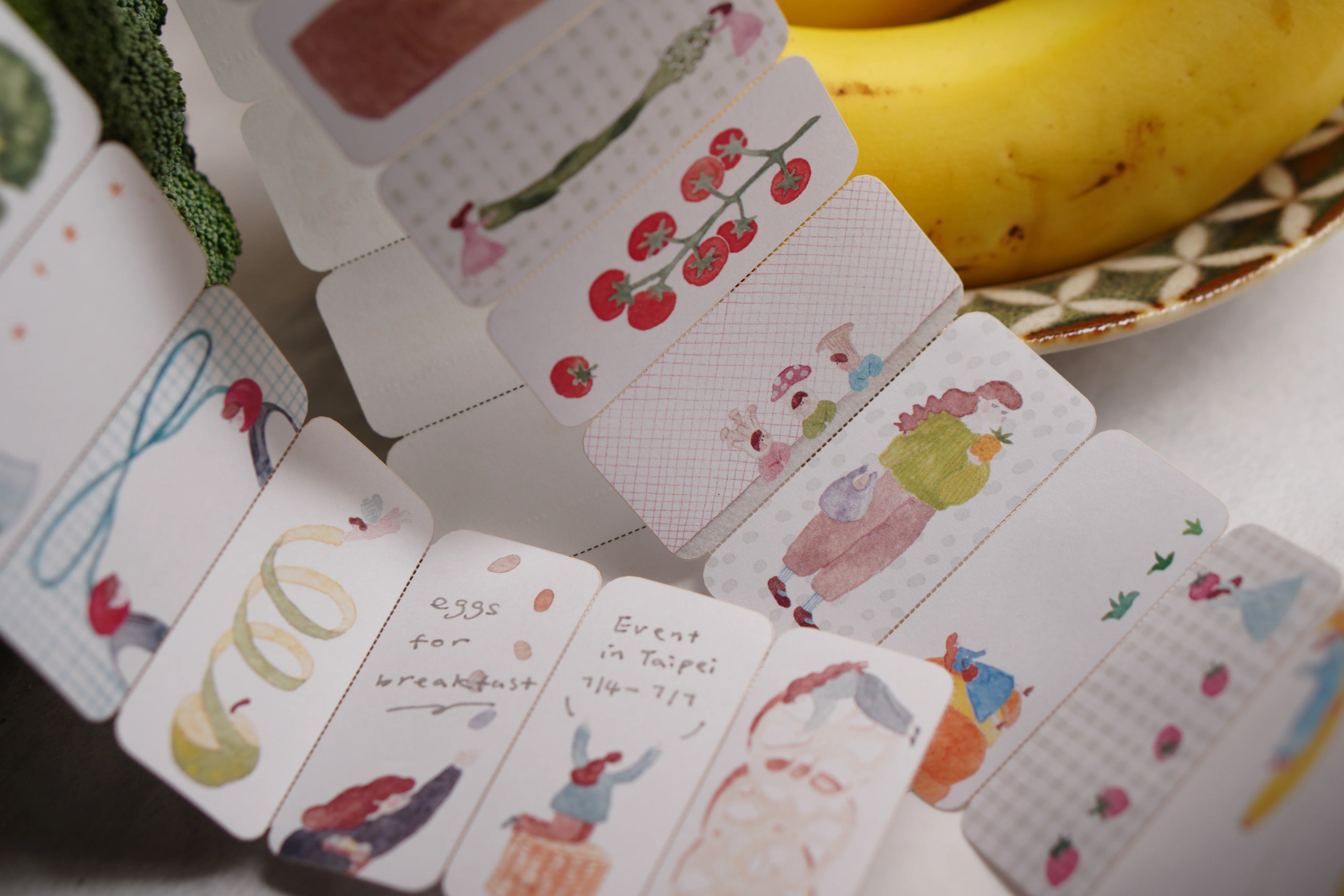 [Pre-Order] IvySnow - Farmer's Market Roll Sticky Notes