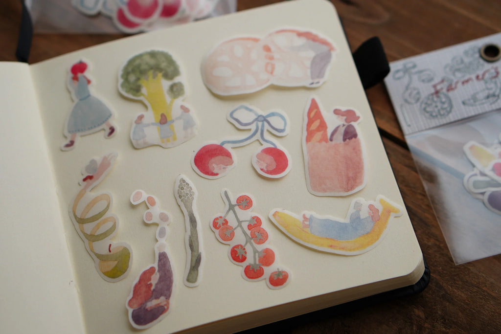 [Pre-Order] IvySnow - Farmer's Market Die-Cut Stickers