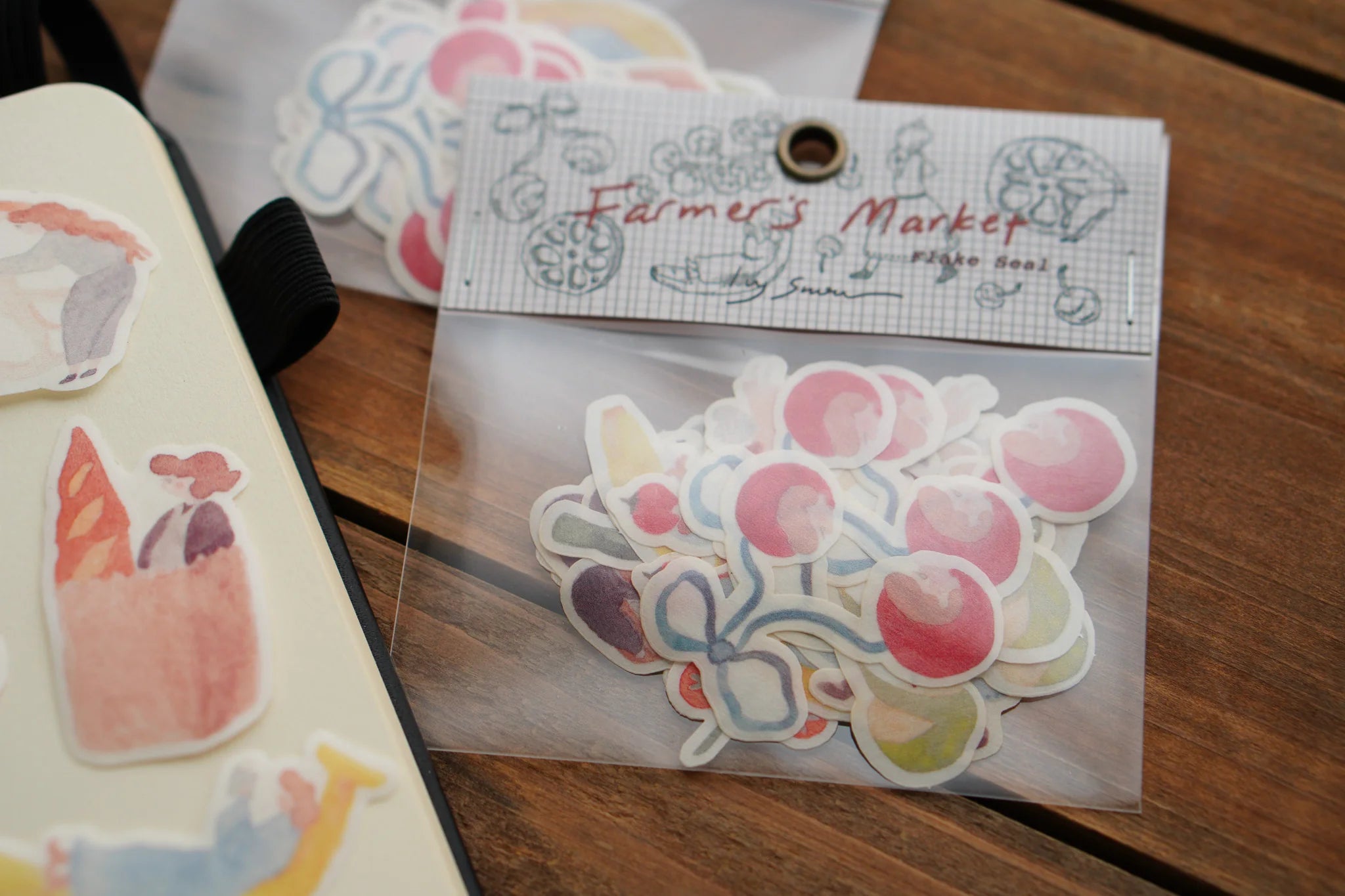 [Pre-Order] IvySnow - Farmer's Market Die-Cut Stickers