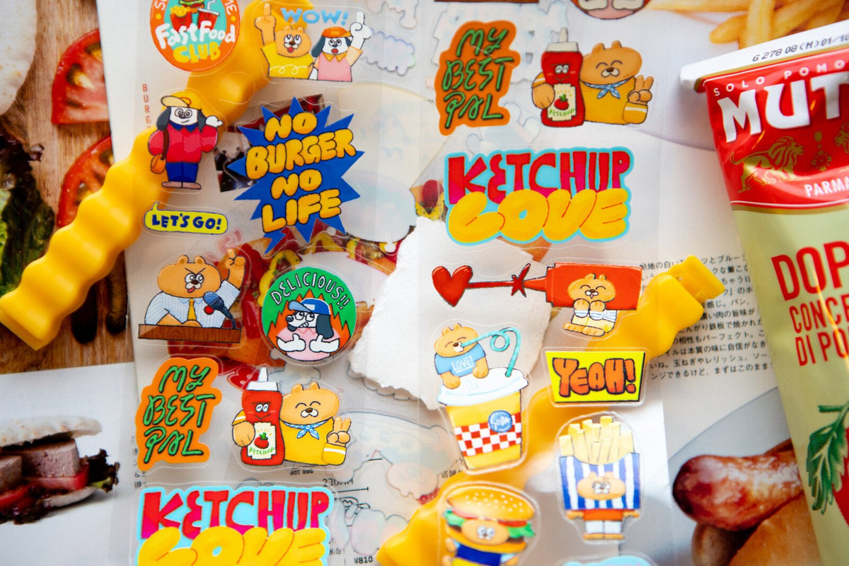 OURS - Super Awesome Fast Food Club Kisscut PET Tape