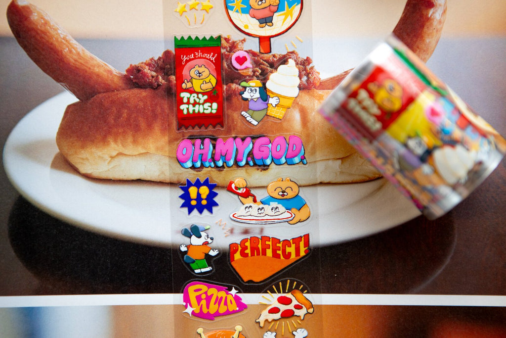 OURS - Super Awesome Fast Food Club Kisscut PET Tape