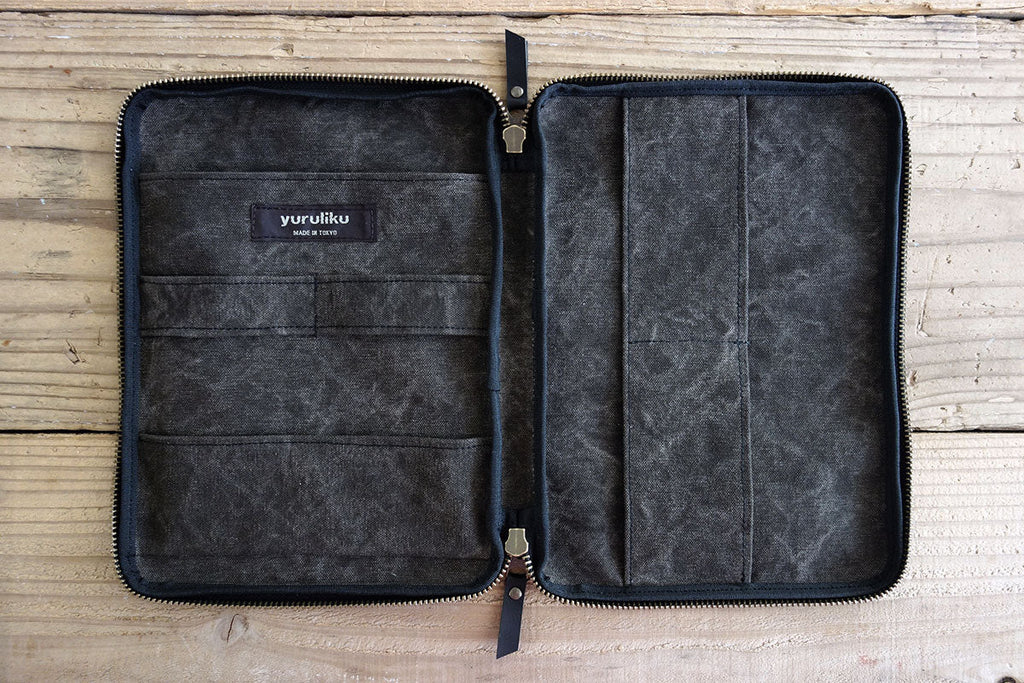 Yuruliku - FLAT Tool Case / A5 Iron Black