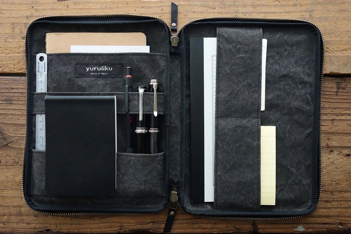 Yuruliku - FLAT Tool Case / A5 Iron Black